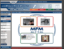 Tablet Screenshot of mediafreedom.at
